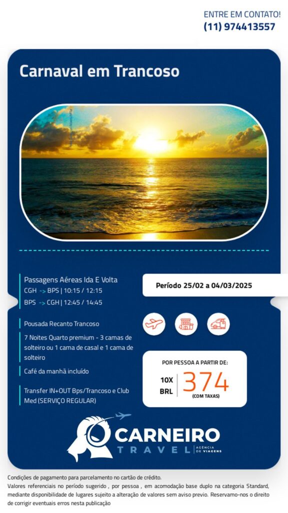 Promoção Carneiro Travel 1